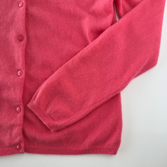 Peck & Peck Collection 2-Ply 100% Cashmere Cardigan size L - Picture 4 of 10